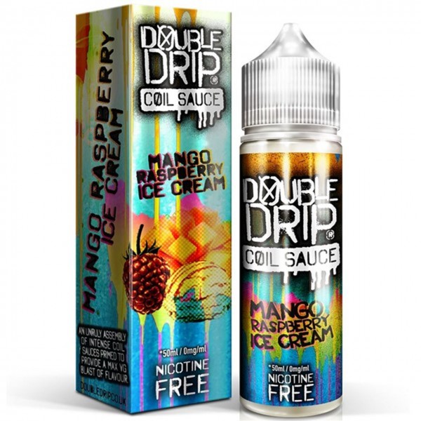 Mango Raspberry Ice Cream E Liquid 50ml by Double Drip Coil Sauce