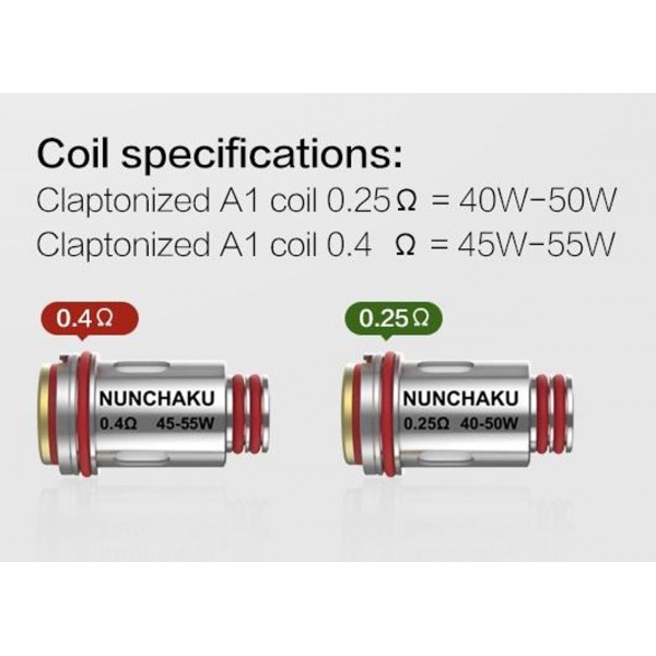 4 Pack Uwell Nunchaku Replacement Coil Heads
