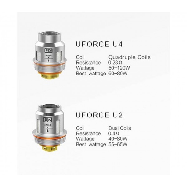 5 Pack Voopoo Uforce Replacement Coils