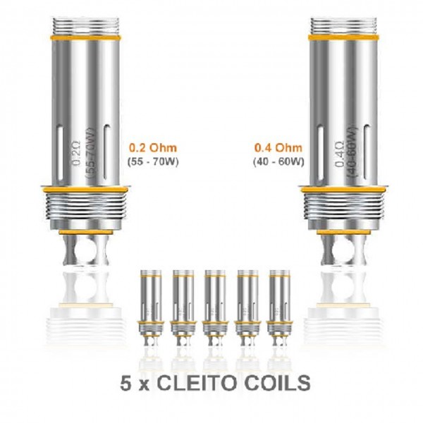 5 Pack Aspire Cleito Coil Heads