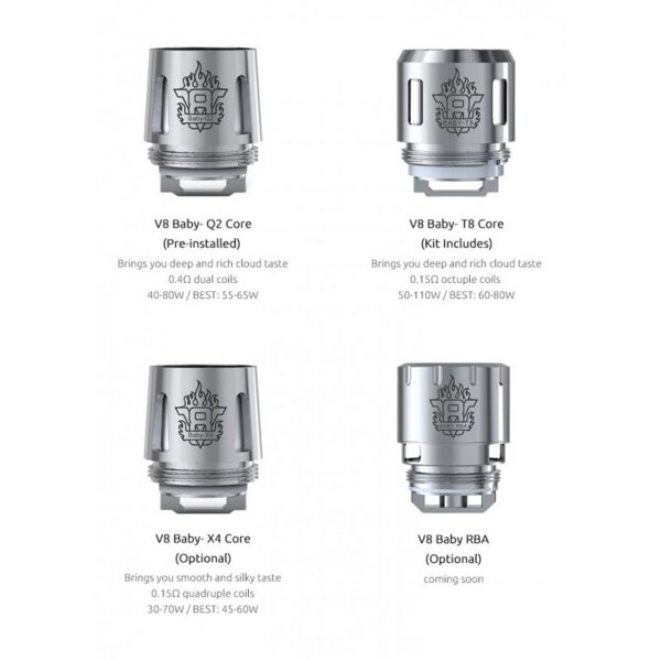 5 Pack SMOK TFV8  Baby Coils