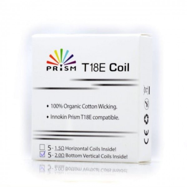 5 Pack Innokin Prism T18e T22e Atomizer Coil Heads