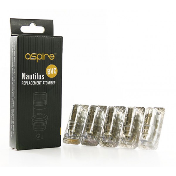 5 Pack Aspire Nautilus BVC Atomizer Coil Heads