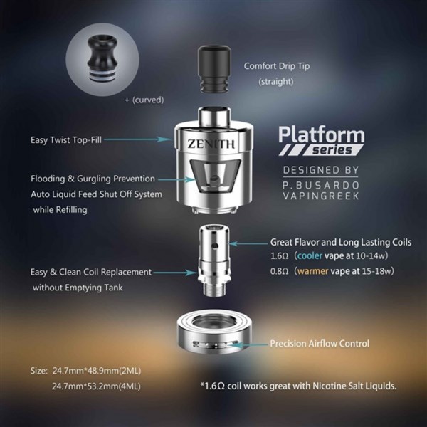 Innokin iTaste Kroma-A Zenith Vape Kit Inc Free E Liquids